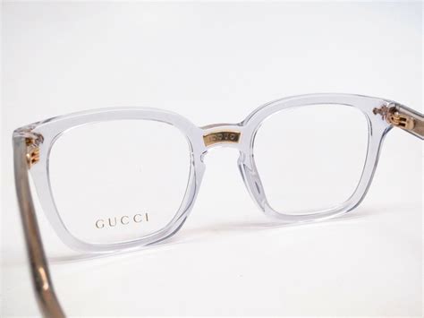 gucci mens glasses clear|transparent gucci glasses.